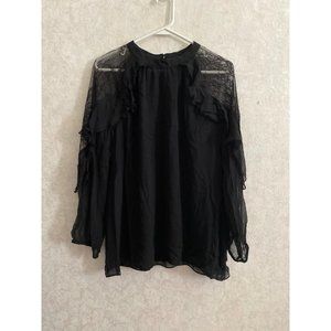 Royal Project women's extra large thin long sleeve black top